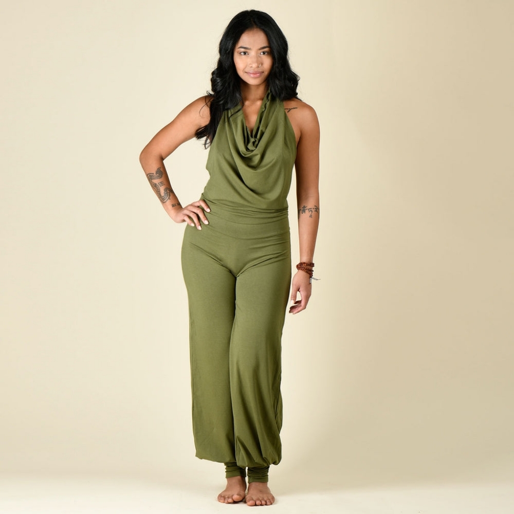 Aria Lattner Jumpsuit (Olive Green)